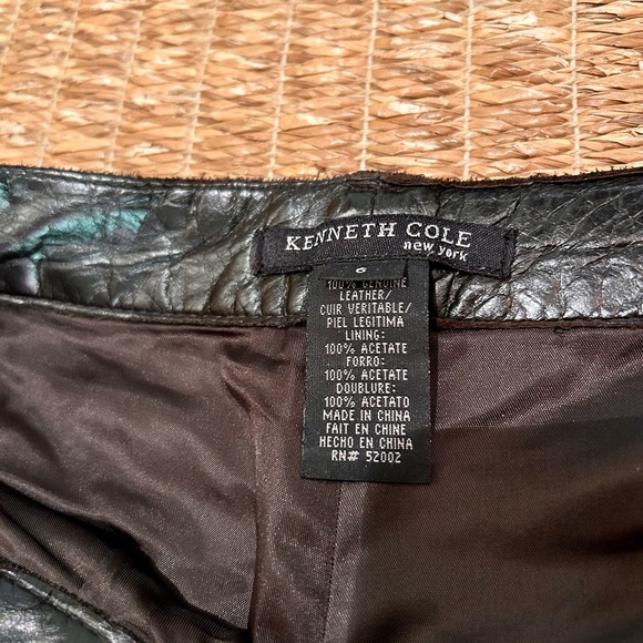 Genuine black leather pants for women - Picture 4 of 7